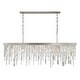 preview thumbnail 3 of 3, Winfield 6 Light Antique Silver Linear Chandelier