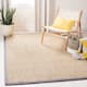 SAFAVIEH Natural Fiber Marina Basketweave Seagrass Rug