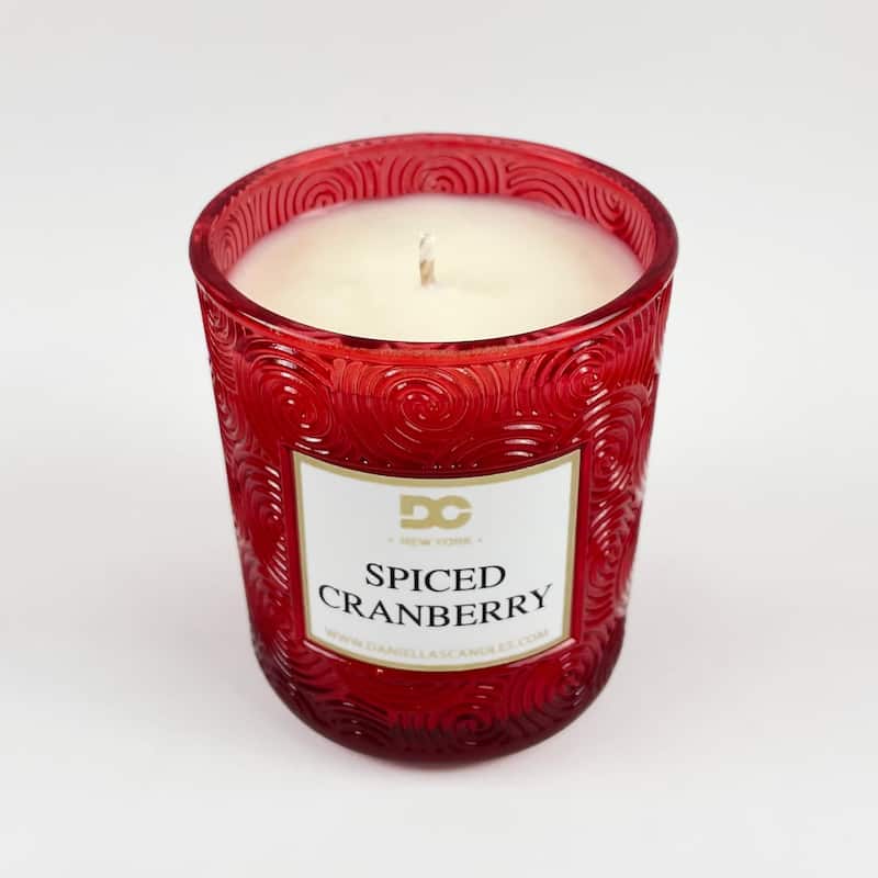 DANIELLA'S CANDLES Spiced Cranberry Classy Candle - 7 oz.