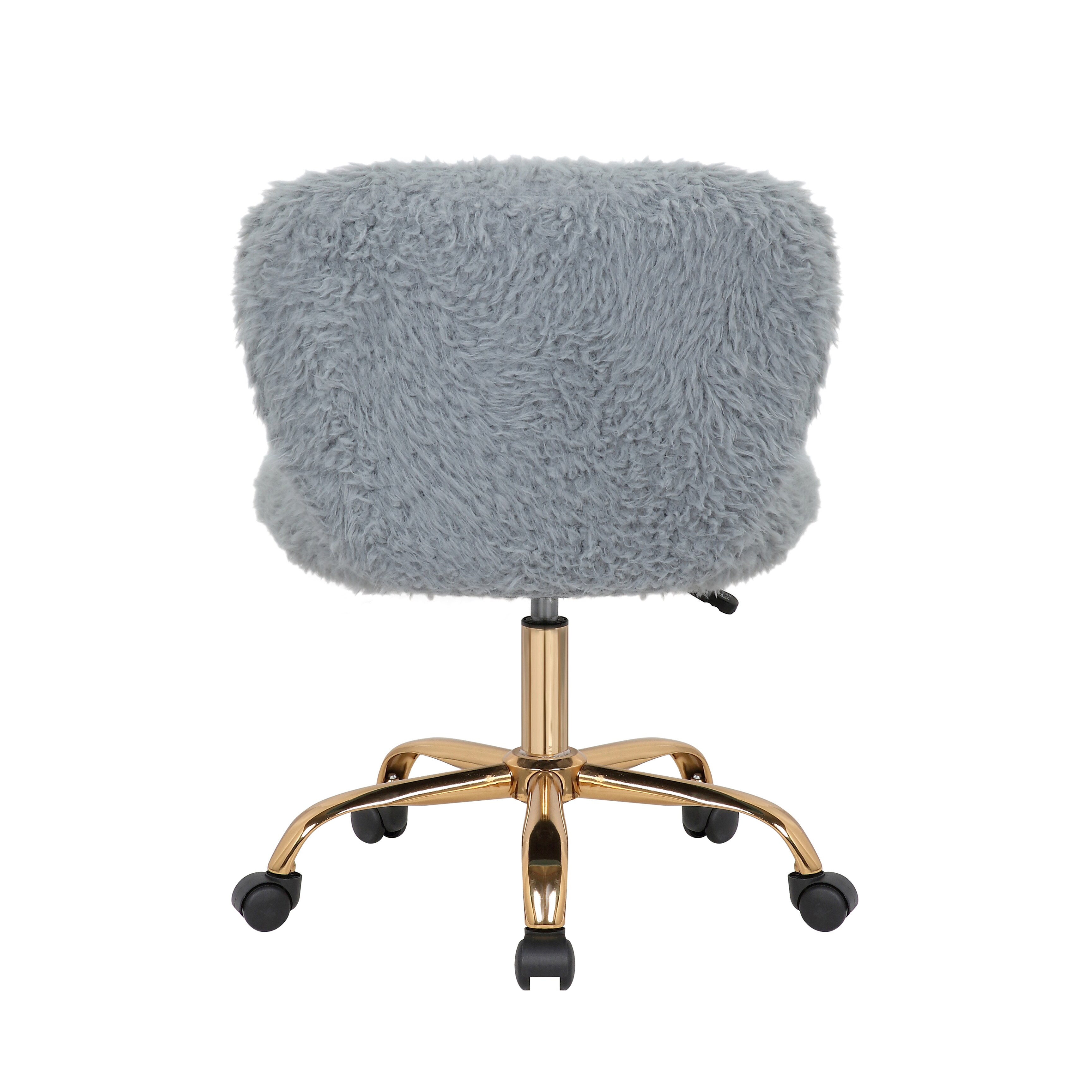 Porthos Home Itzel Armless Office Chair Plush Fabric Gold Legs On Sale Bed Bath Beyond 31825466