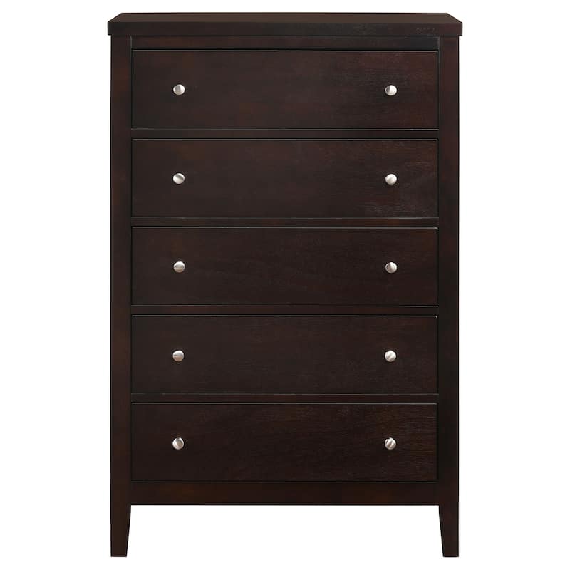 Carlton Upholstered Bedroom Set Cappuccino