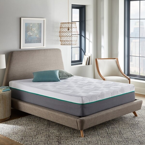 12-Inch Hybrid Mattress, Medium Firm Feel, Copper Infused Foam. Opens flyout.