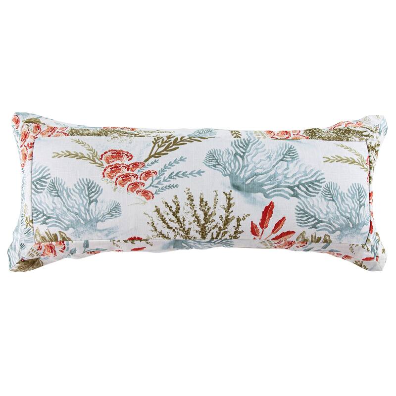 HiEnd Accents Oceania Coastal Paradise Lumbar Pillow, 14" x 36"