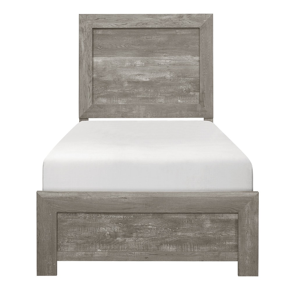 Tabina Gray Panel Bed
