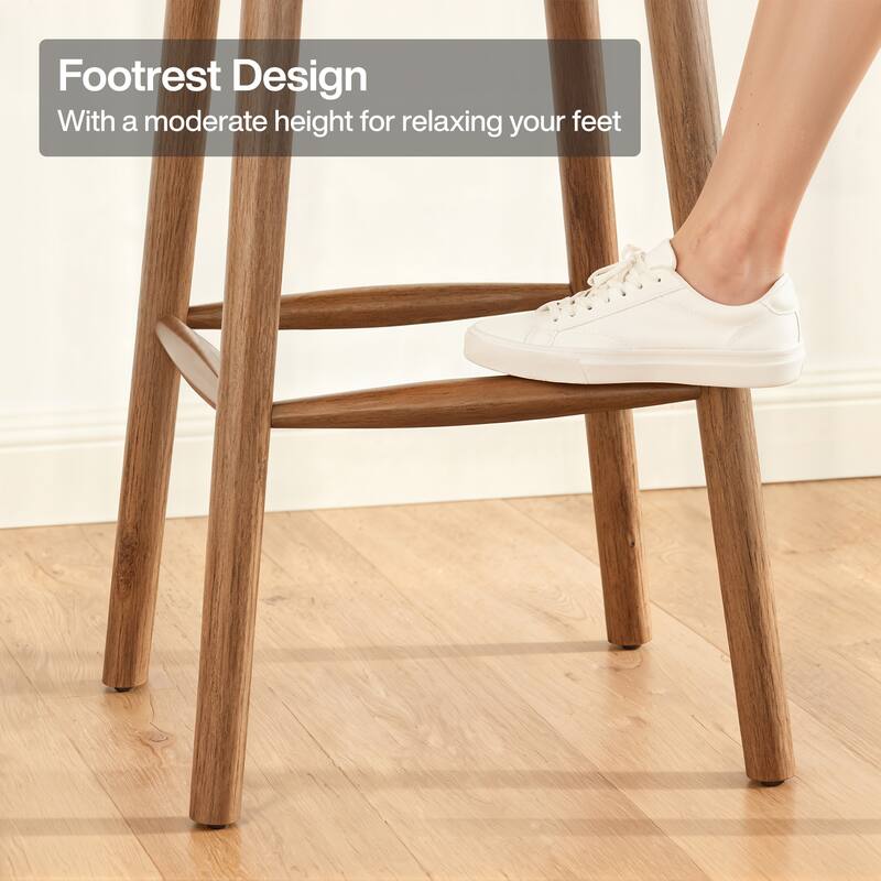 39.37" Solid Wood Round Bar Table