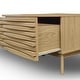 preview thumbnail 7 of 12, Studio London Zappa 2 Drawer Oak Wooden Coffee Table with Storage