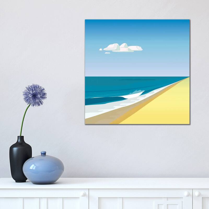 iCanvas "Rothko Beach" by Charles Harker Canvas Print - 18x18x1.5