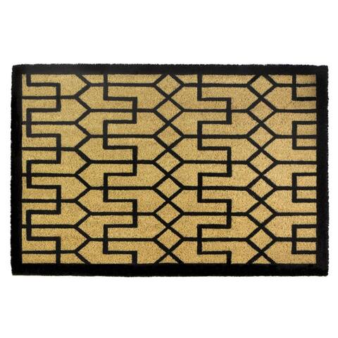 Nikki Chu Buchanan Art Deco Coir Doormat