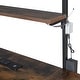 preview thumbnail 21 of 28, Metal Loft Bed Twin Size Bed Frame with Long Desk and Several Storage Shelves Under the Bed, Controllable LED & Charging Station