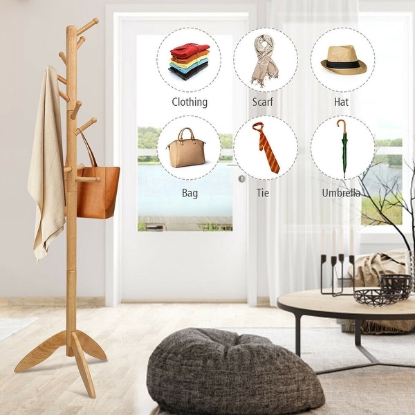 Stand up coat rack deals