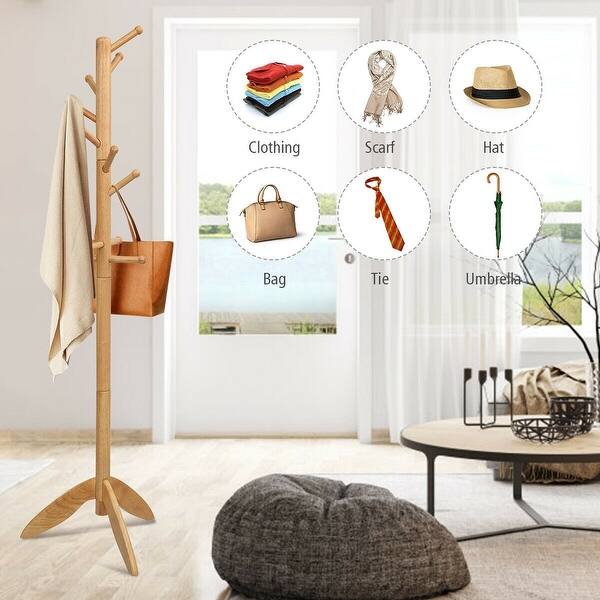 20x Durable Metal Wood Clothes Mens Suits Hangers Rack Outfits