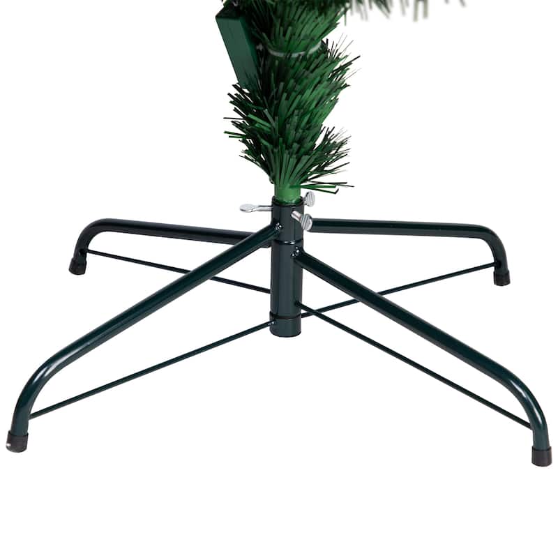 Pre-Lit Medium Color Changing Fiber Optic Artificial Christmas Tree - 7' - 7 Foot