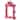 Hot Pink Resin Crown Frame Wall Art 6.3 x 1.02 x 9.84 in