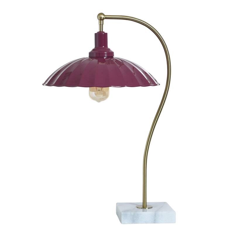 Tamara Day for Stylecraft Penelope Table Lamp - Glossy Burgundy