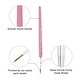 preview thumbnail 4 of 4, Detailing Paint Brush 0.59" Bristle Length with Pink Wood Handle 4Pcs