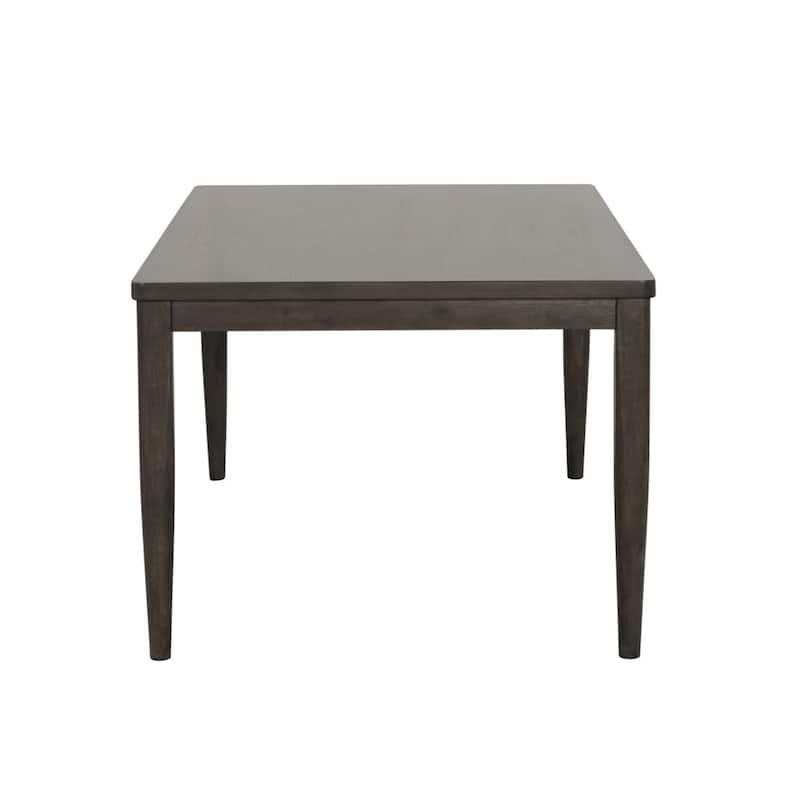 Wooden Dining Table with Wegner Legs Design in Dark Walnut - Dark Walnut