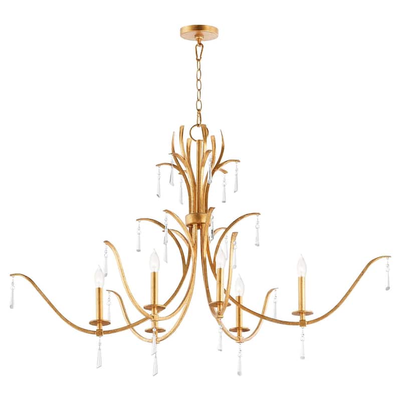 Quorum International 621-6 Majesty 6 Light 23" Wide Taper Candle Style