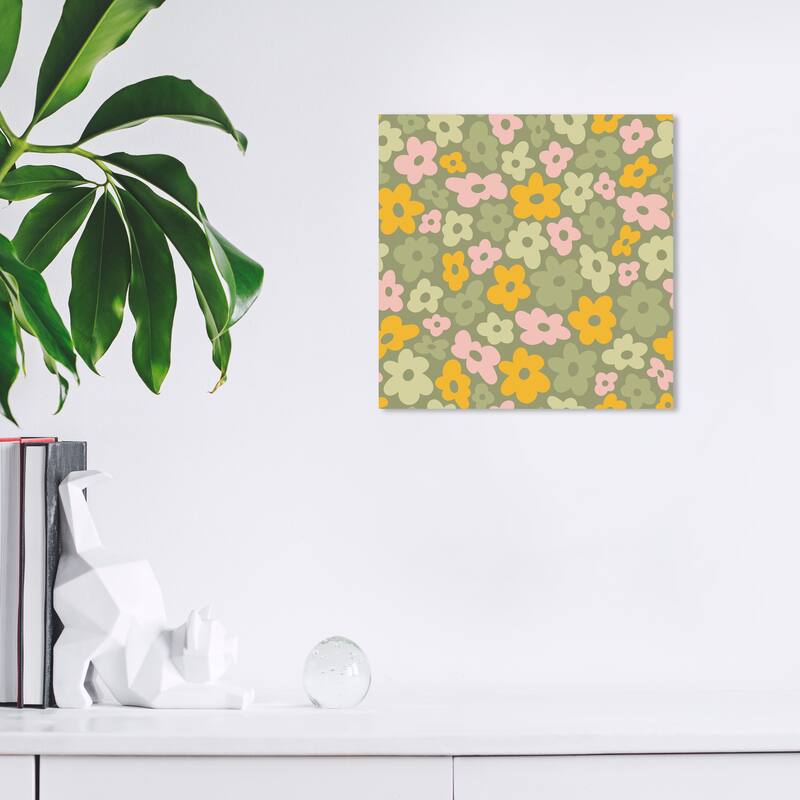 Wynwood Studio Canvas Floral and Botanical Gardener s Favorite Green and Orange Modern & Contemporary Wall Art Canvas Print - 12 x 12