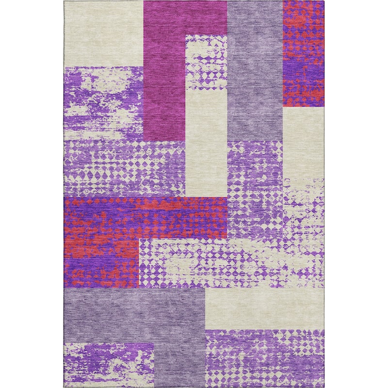 Premium Washable Super Soft Casual Geo Mayfield Rug