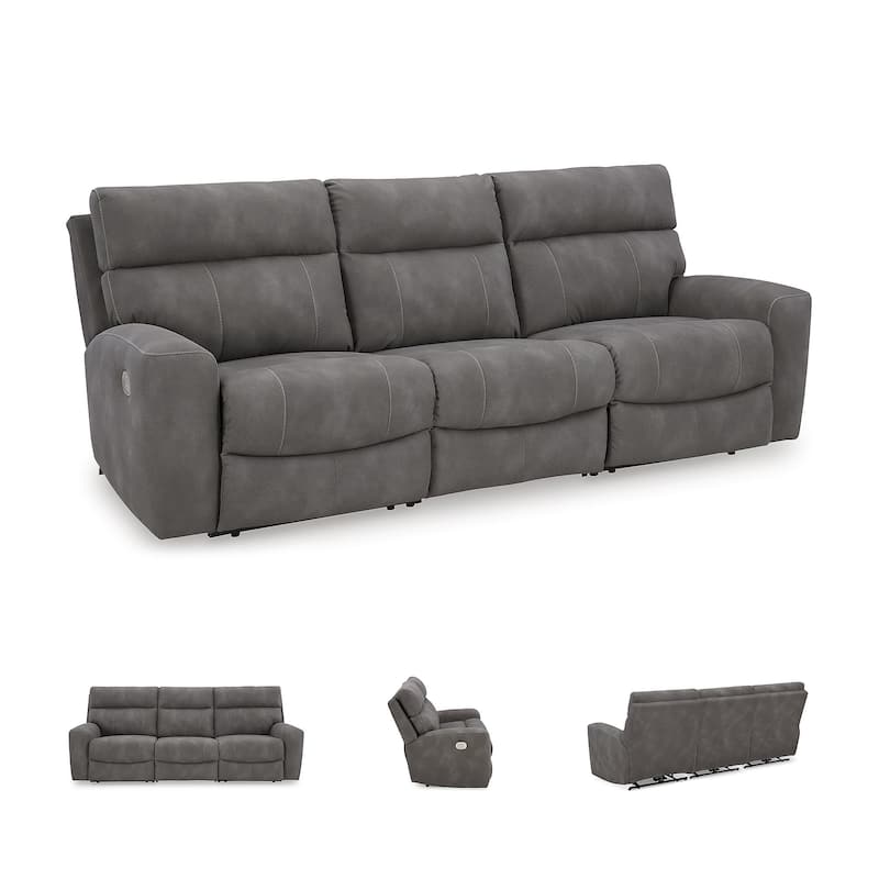 Signature Design by Ashley Next-Gen DuraPella 3-Piece Power Reclining Sectional Sofa - 105"W x 42"D x 42"H