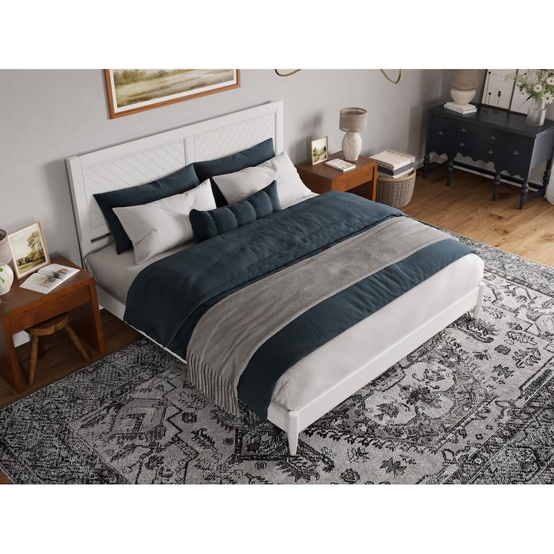 Berkshire Solid Wood Low Profile Platform Bed