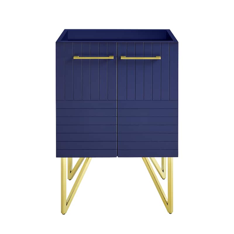 Annecy 24 Granger Blue Bathroom Vanity Cabinet Only (Sm-Bv252L)
