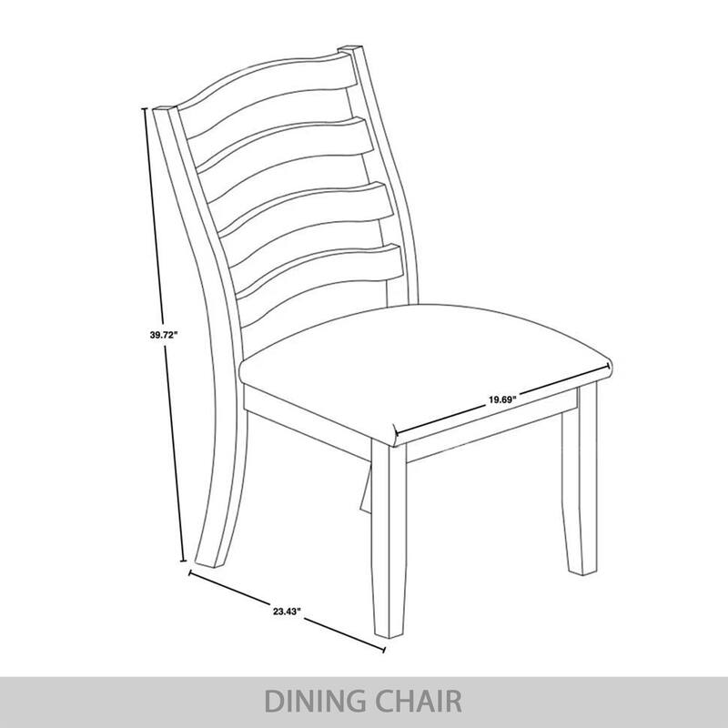 CraftPorch Sophistique Wooden Dining Chairs (Set of 2) - N/A