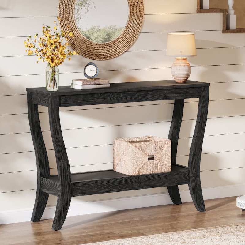 Solid Wood Console Table Behind The Sofa Table for Entryway
