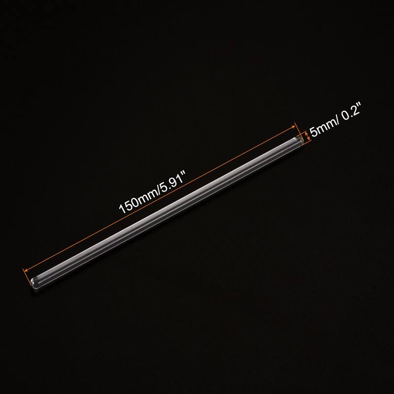 Borosilicate Glass Stick Stir Rod for Lab, kitchen 6Pcs - 5.91" x 0.2"