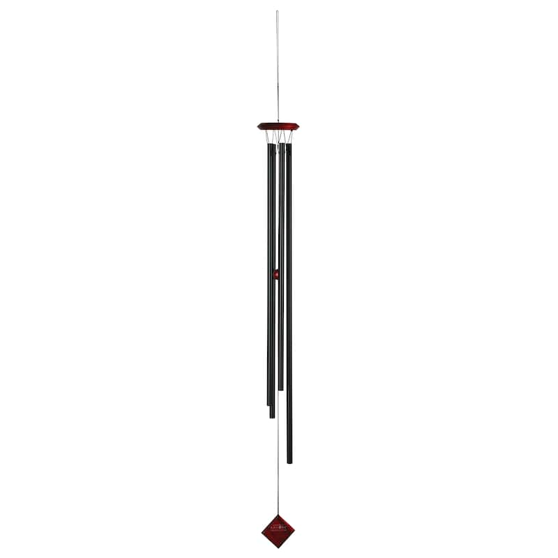 47 in. Woodstock Chimes of Saturn Wind Chime - Black