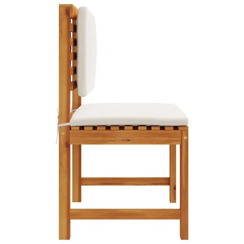 vidaXL Garden Chair 50 x 50 x 91cm Solid Acacia wood - 19.7 x 19.7 x 35.8