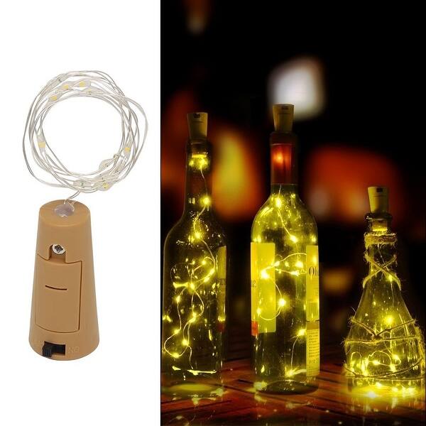 1m Led Wine Bottle Cork Lights For Wedding Festival Party Decor Light Bottle Not Included On Sale Overstock 32054146 They have six 39 inch/1m size corks and each one features 10 leds. usd