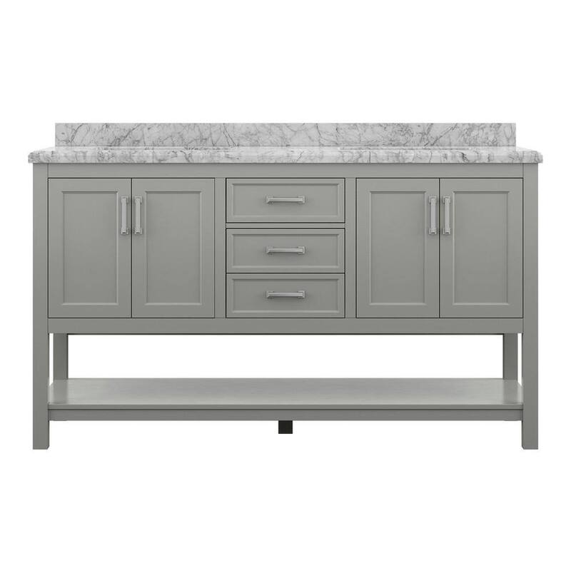 Design Element Affinity 61" Double Sink Vanity