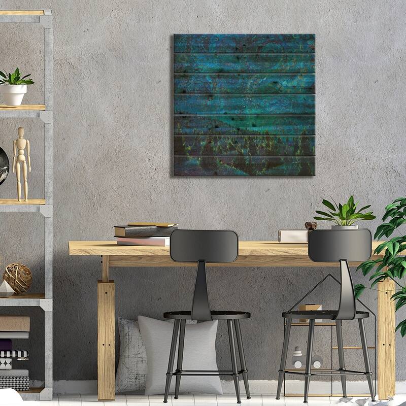Cepheus Print On Wood by Iris Scott - Multi-Color