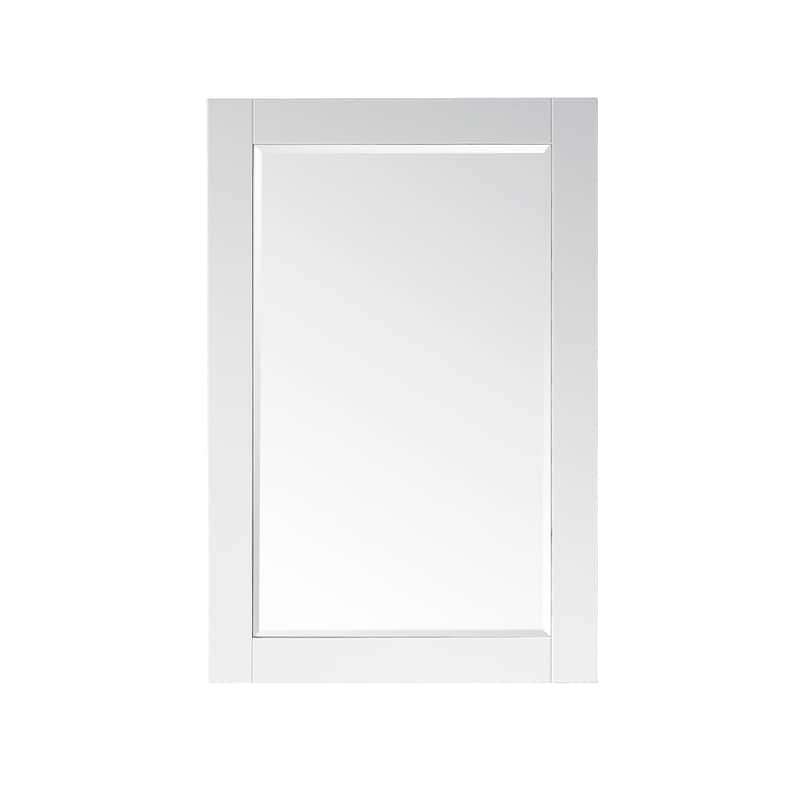 Altair Ivy Rectangular Bathroom Wood Framed Wall Mirror