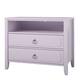 The Novogratz Her Majesty 2 Drawer Nightstand
