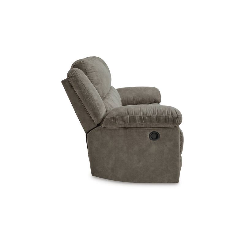 Signature Design by Ashley Laresview Gray Reclining Sofa - 92" W x 42" D x 43" H