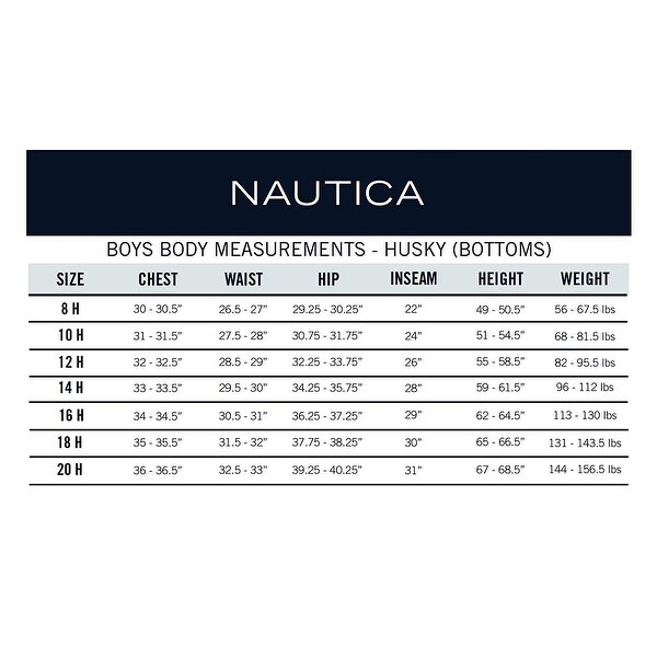 boys husky uniform pants