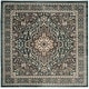 preview thumbnail 22 of 31, SAFAVIEH Lyndhurst Ledja Traditional Oriental Area Rug 7' x 7' Square - Teal/Grey