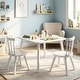 preview thumbnail 3 of 18, Gymax 3PCS Toddler Furniture w/Pine Wood Frame Curved Backrest Round