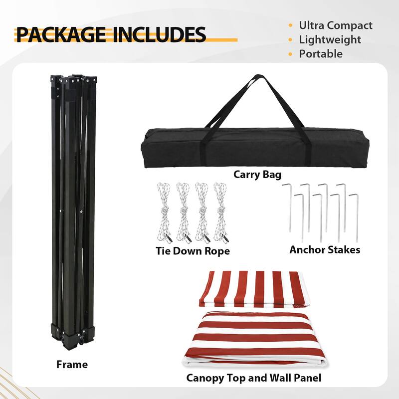 EAGLE PEAK Flex Compact 4x4 Pop-up Canopy Changing Room, Portable Privacy Dressing Room