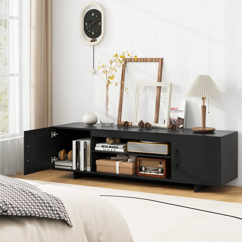 Costway TV Stand for 70" TVs Modern Entertain Center with Power Outlet - See Details