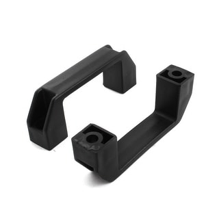 Black Nylon Industrial CNC Mahine Door Pull Handles 105mm 2pcs - Bed ...