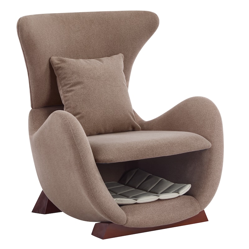 Christopher Knight Home - Modern Upholstered Accent Chair with Pet Nook Storage
