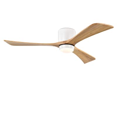 52"Ceiling Fan With Lights Remote Control,Quiet Dc Motor 3 Blade Ceiling Fans 6 Speed Levels,Reversible Ceiling Fan