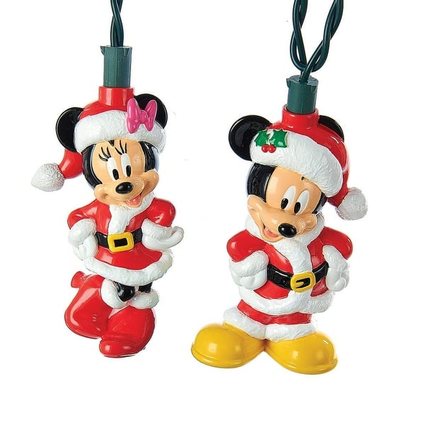 Incandescent Lighted Disney Minnie and Minnie Christmas Lights - 11.5 ...