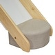 preview thumbnail 36 of 78, Full Size Loft Bed with Slide, Tent, and Storage Shelves - House Frame Kids Bed with Ladder and Car-Shaped Organizer