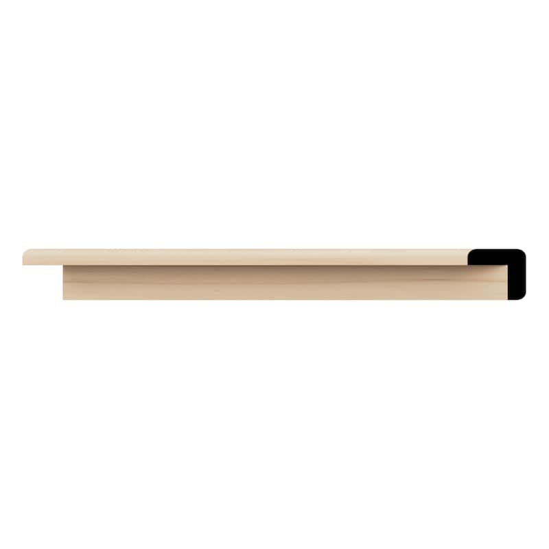 WM206: 3/4-in D x 3/4-in W x 96-in L Americraft Solid Hardwood Stain Grade Corner Guard Moulding - Alder