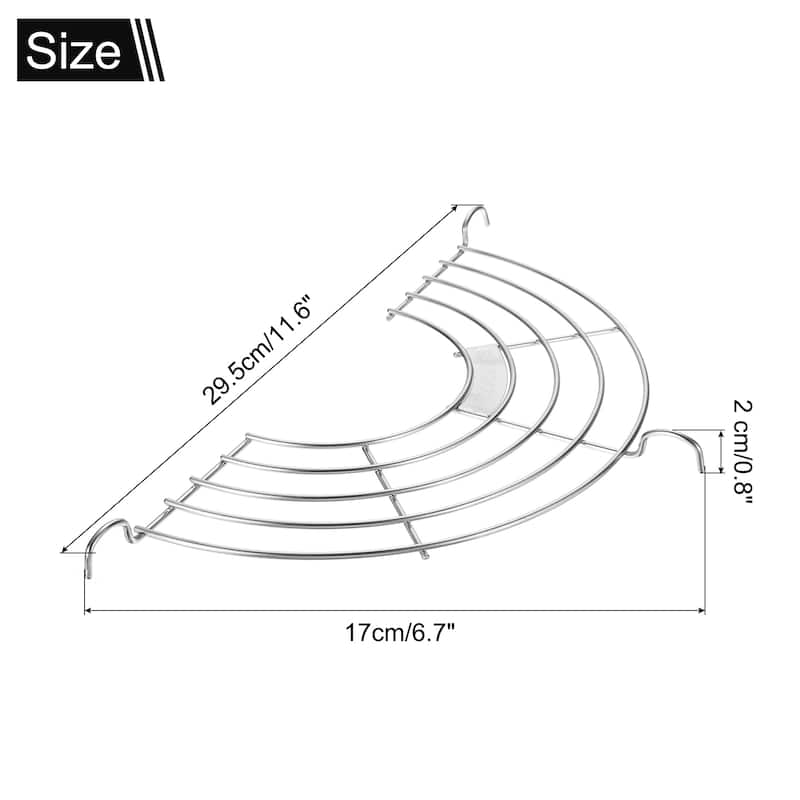 Oil Drain Rack Semi-circular Draining Rack for Fried Food