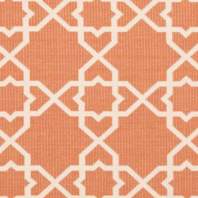 SAFAVIEH Courtyard Lawanda Trellis Indoor/ Outdoor Waterproof Patio Backyard Rug